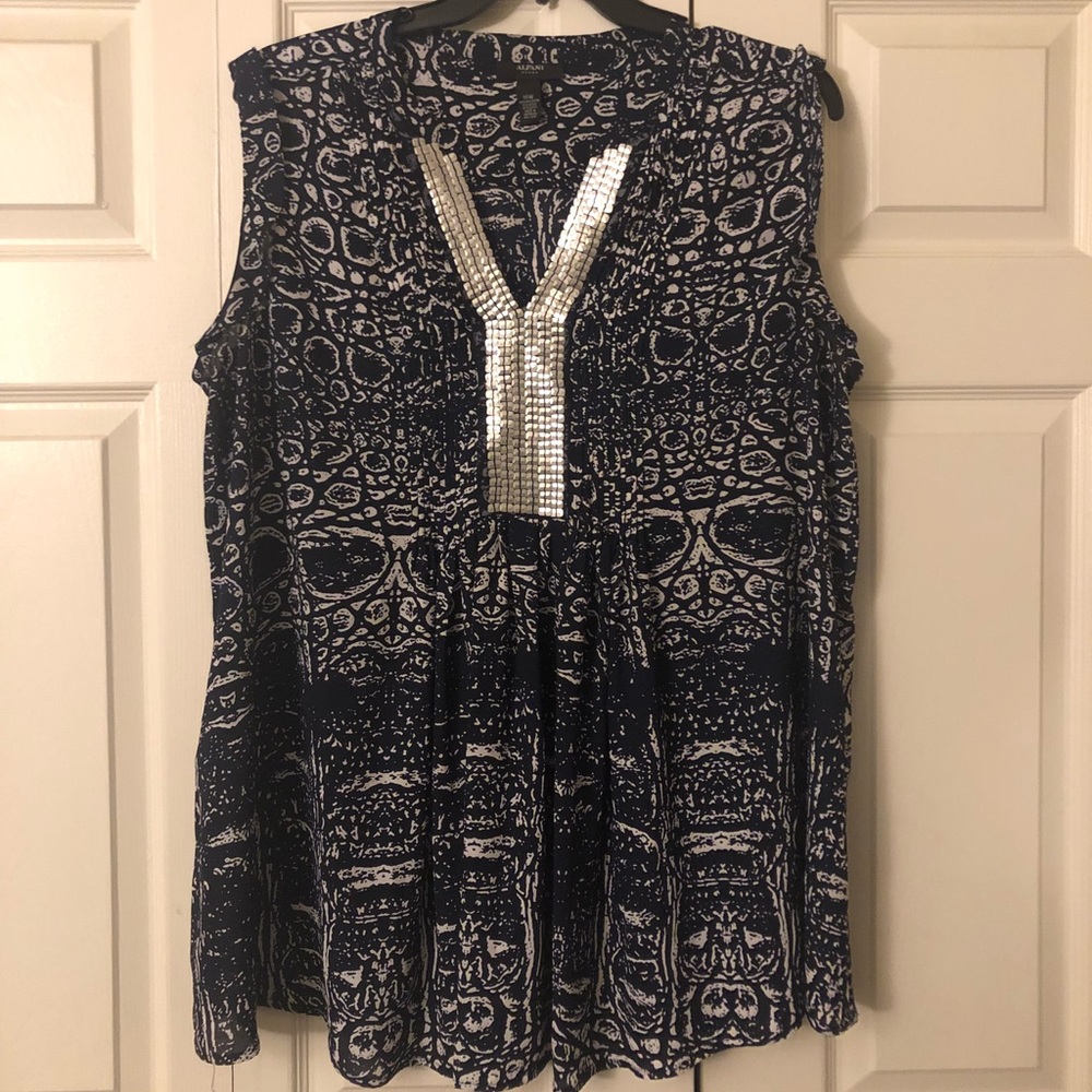 Alfani Sleeveless Blouse